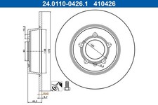 2x Bremsscheibe ATE 24.0110-0426.1 für AUDI A1 8X1 8XK Sportback 8XA 8XF TFSI