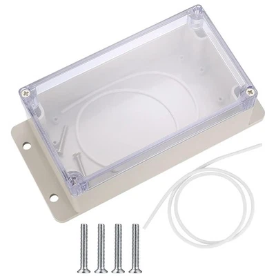 HEOZHUYI IP65 Waterproof Junction Box, Electronics Project Box, Plastic Clear Cover Proj