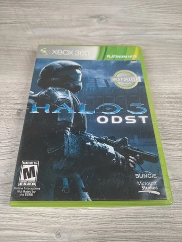 Microsoft Xbox 360 Halo 3 ODST COMPLETE IN BOX CIB NO POSTER - E