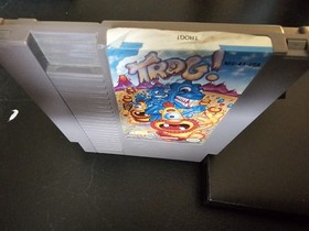 Trog! Nintendo NES Acclaim Entertainment, Inc. Multiplayer Video Game w/ Sleeve 