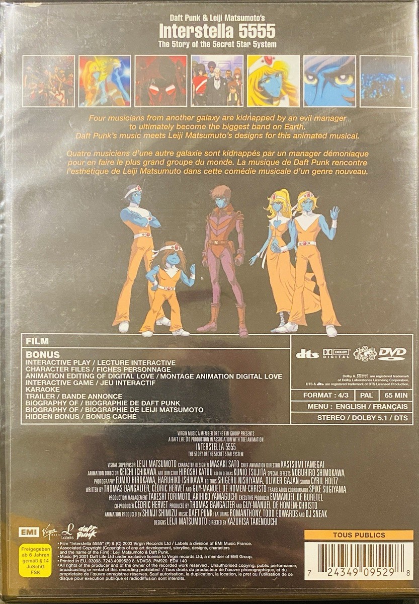 Interstella 5555(DVD, 2003) for sale online | eBay