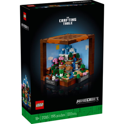 LEGO Minecraft The Crafting Table 21265 Building Set DAMAGED BOX