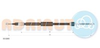 Adriauto Handbremsseil Bremsseil Hinten Links Passend FüR Audi A2 8Z0 03.0265