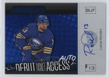 2024-25 Credentials 2024-25 Upper Deck Update Blue 9/10 Lukas Rousek Auto 0o9w