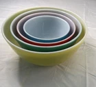Pyrex Primary Colors Nesting Mixing Vintage Bowls Set of 4 - 401, 402, 403, 404