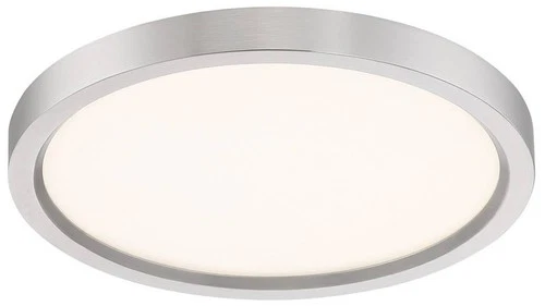 Quoizel Outskirt 11" Wide Brushed Nickel LED Ceiling Light - Picture 5 of 6