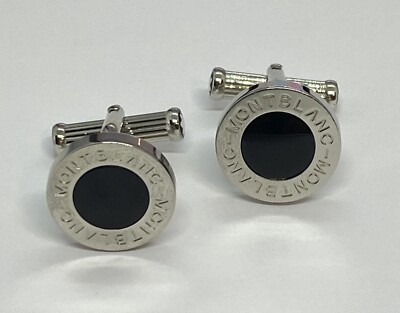 MONTBLANC シルバー ブラック カフリンクス MONTBLANC モンブラン シルバー ブラック カフリンクス 楽天市場