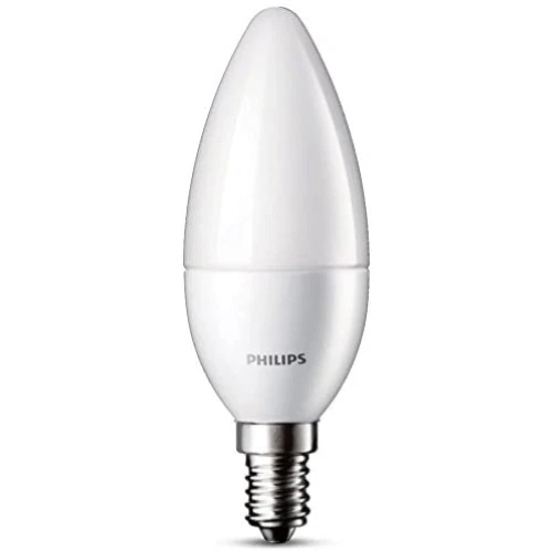 Philips LED Lampadina LED Candela Filamento, 4.3W, attacco E14, Luce Bianca Calda