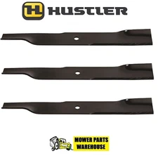 3 GENUINE OEM HUSTLER 60" MOWER BLADES 794685 RAPTOR SD X-ONE SUPER Z FASTRAK