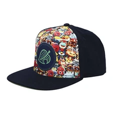 Bioworld Animal Crossing All Over Print Youth Snapback Hat NEW