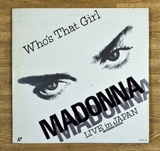MADONNA /Who's That Girl Live In Japan Laserdisc JAPAN LD 08WL-35