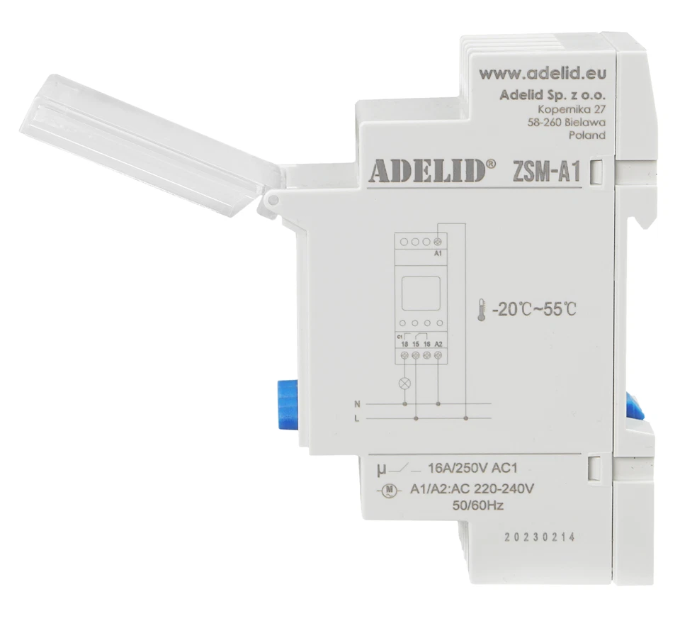 Astro Zeitschaltuhr Astronomische Digitale Timer für DIN Hutschiene 230V - Bild 4 von 4