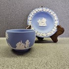 Wedgwood Jasperware Small Bowl (3") & Plate (4.5") Made In England. — photo 3