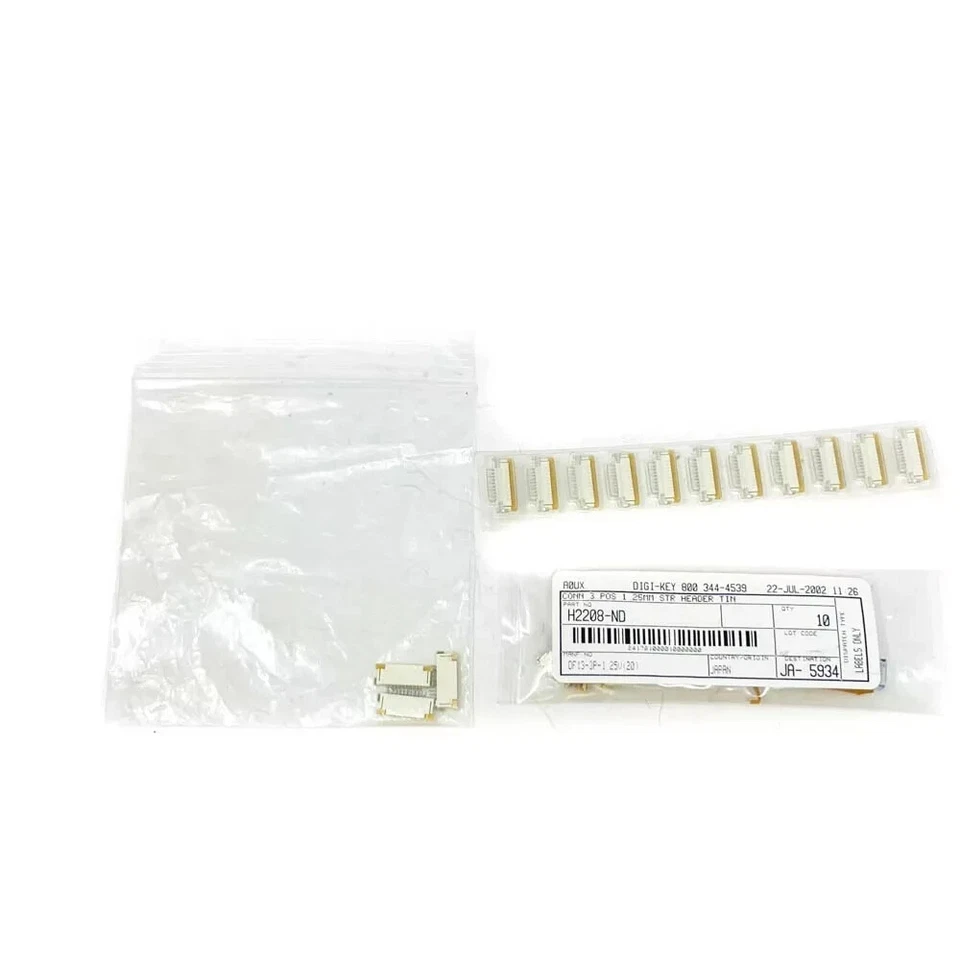 Conector de cabezal Hirose DF13-3P-1.25V (20) 10 piezas 3 posiciones y más Foto 3 de 4