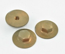 Backing nut , deckplate , Capped nut  Gunmetal / bronze ex  Davey & Co London
