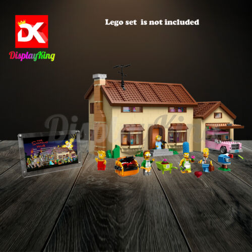Display King - Cadre photo acrylique pour LEGO The Simpsons House 71006 (NEUF) - Photo 1/7