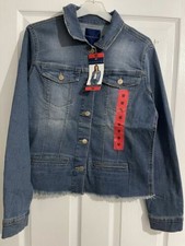 Bandolino Women's Sarah Blue Denim Jacket Size Medium New With Tags