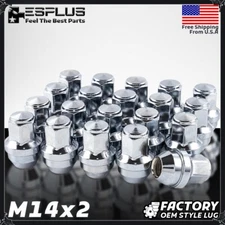 20x Ford OEM Lug Nut Chrome M14x2 Fit 2000-03 F150/Expedition/LOBO/Navigator