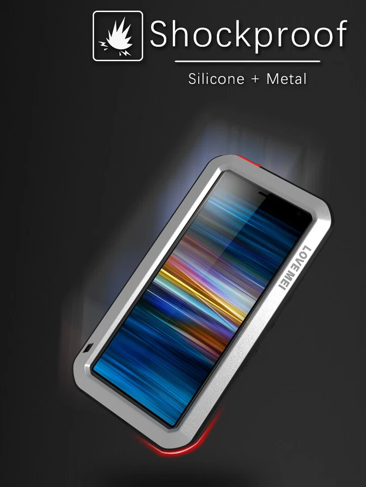 LOVE MEI Waterproof Outdoor Alu Gorilla Glass Case for Sony Xperia 5 XZ1 10 Plus - Image 3 of 4