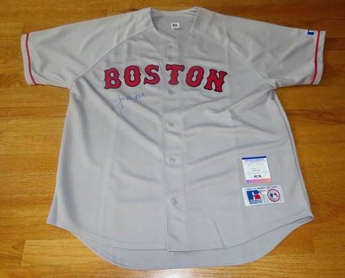 Vintage JASON VARITEK No 33 signed BOSTON RED SOX XL Baseball Jersey PSA AL43241 - Picture 2 of 7