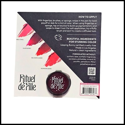 RITUEL DE FILLE Color Nectar Pigment Balm BEE STING Face Lip Eye Blush Mini