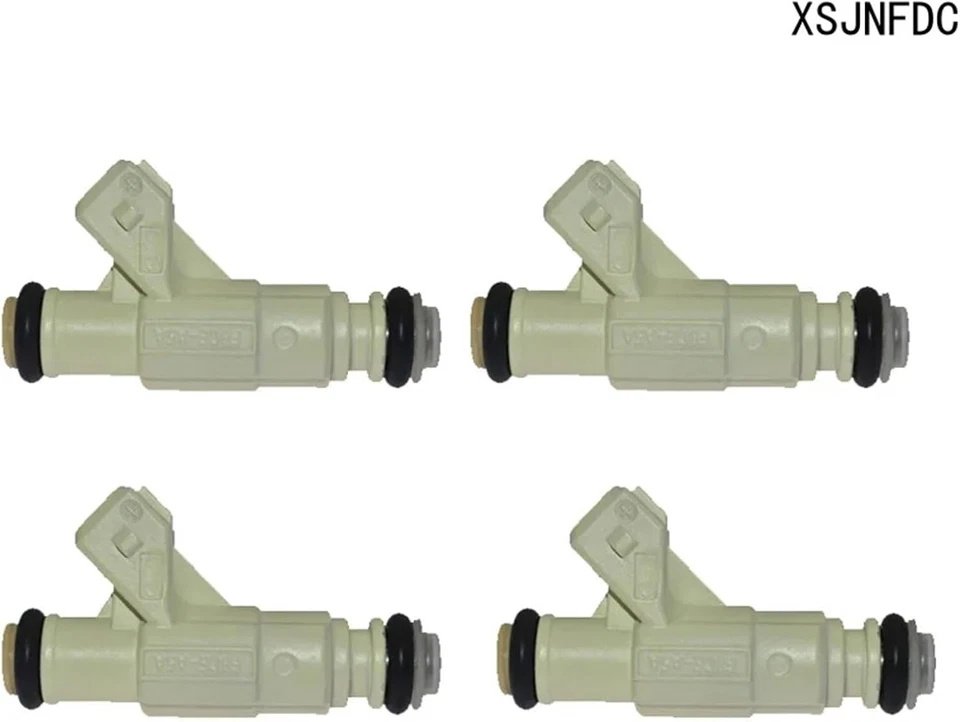 4x Bosch OEM 4-Hole Fuel Injectors 1997-2002 Ford Escort 2.0L I4 #0280155796 - Image 3 of 4