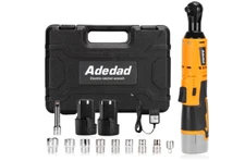 Cordless Electric Ratchet Wrench Set, 12V, w/ 2 Batteries & Charger