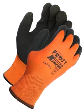 Frost Buster Thermal Latex Waterproof Winter Gloves Orange Coat Insulated Warm
