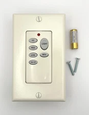 CHQ8BT9051T Wireless BATTERY POWERED Wall Control Light Ivory Down Light Control