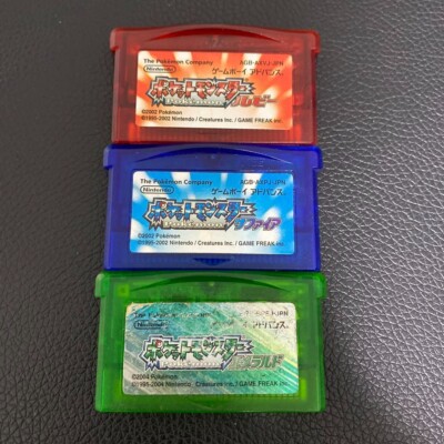 Pokemon Ruby Sapphire Emerald Japanese Nintendo GameBoy Advance GBA GB