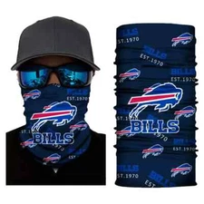 Neck Gaiter Face Mask Fishing Sun Headwear Protection Buffalo Bills