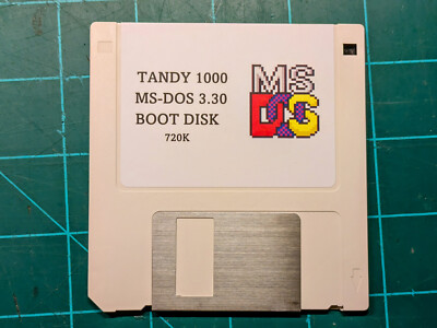 Tandy 1000 Microsoft MS-DOS 3.30 5.25