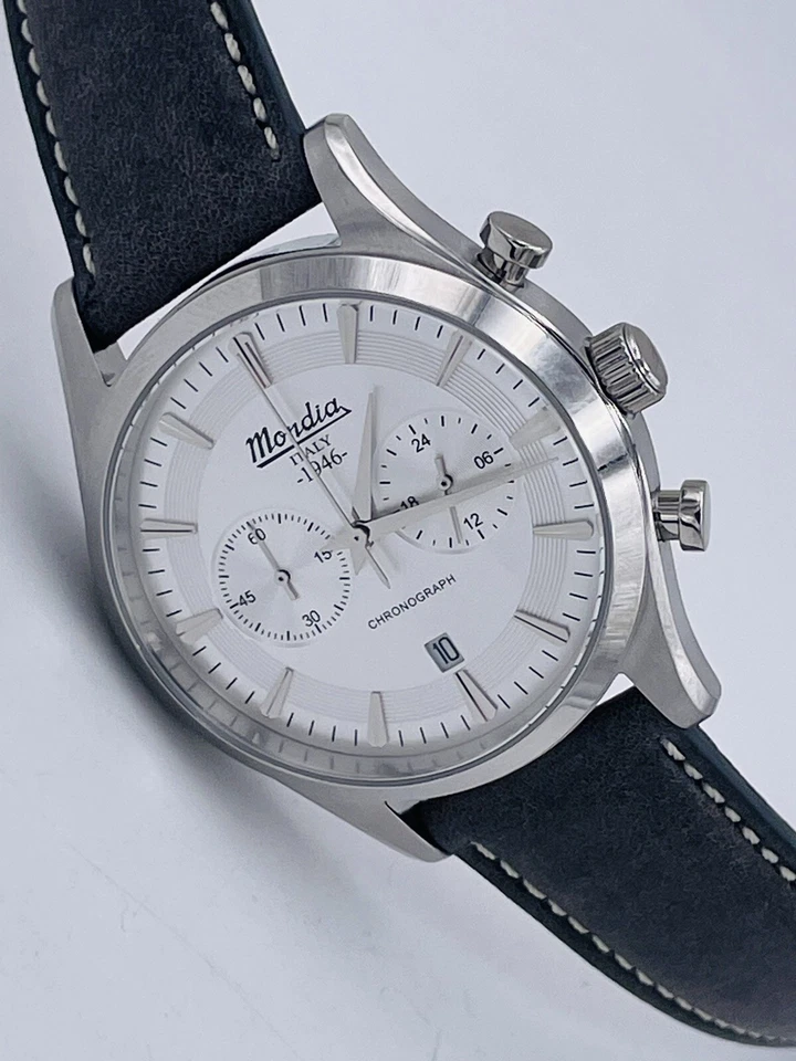 Orologio Mondia Italy Crono 1946 40mm Acciaio Mi801ACG/260 Scontatissimo Nuovo - Immagine 4 di 4