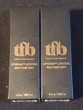 2X TRUST FUND BEAUTY Lipgasm Lipstick in Full Disclosure (Matte Rose Pink) NIB