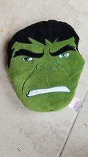 Marvel's Hulk 12 x 10 Plush Pillow w/ Hand Holdable Straps Excellent Condition 