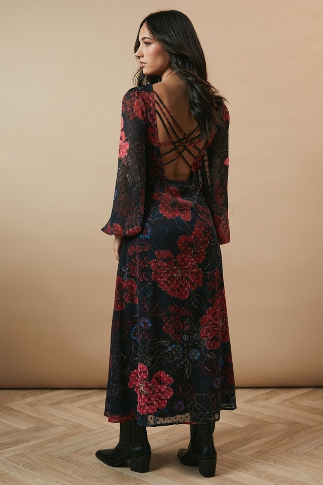 Oasis True Black Midaxi Dress Womens Daywear Dresses eBay