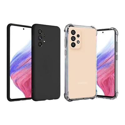 Für Samsung Galaxy A53 5G Handyhülle Silikon Gel Haut robuste stoßfeste Abdeckung