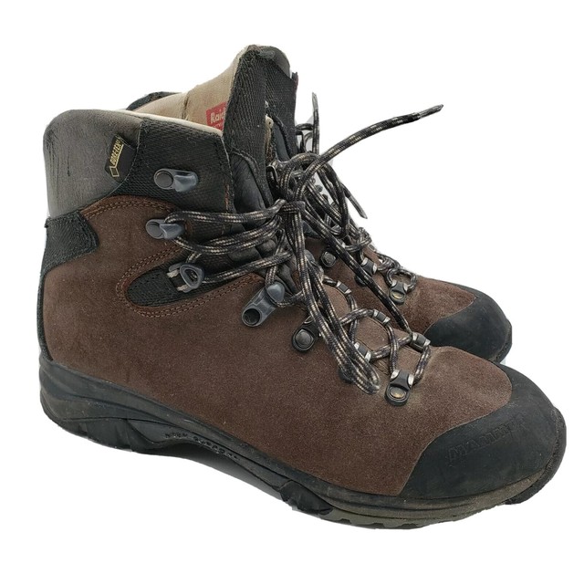 Raichle Mammut GoreTex Women's Brown Leather Hiking Boots Size 8 eBay