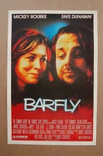 Barfly Lobby Card Movie Poster Mickey Rourke Faye Dunaway