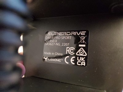 DRIVE PRO SPORT GS850-X - Superdrive Gaming