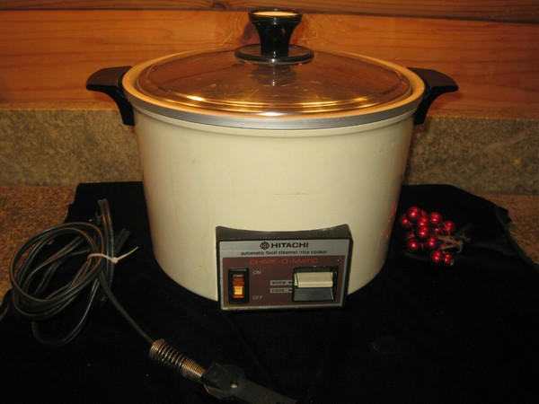 HITACHI CHIME-O-MATIC FOOD STEAMER RICE COOKER RD-5083 8.3 Cups for ...
