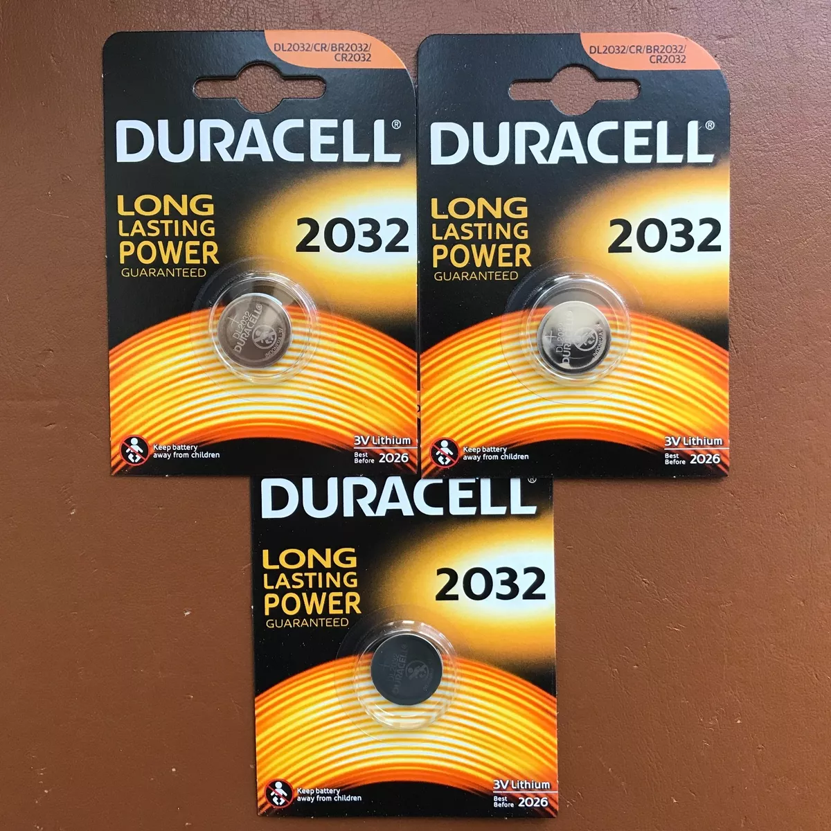 Duracell CR2032 3V Lithium Coin Battery, 10 pcs, 2032 Coin Button Cell  Battery, DL2032