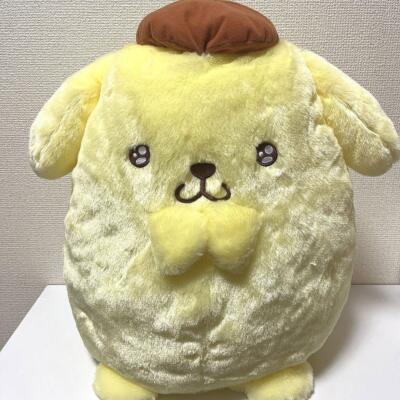Pompompurin Super Giga Jumbo Big Plush Doll Cute Eye Fluffy Toy