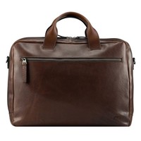 Jost Lund Aktentasche Leder 40Cm Laptopfach #JOS-6744 (Braun)