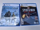 New ListingPs5 Game Lot Of 2  God Of War Ragnarok/spiderman Miles Morales
