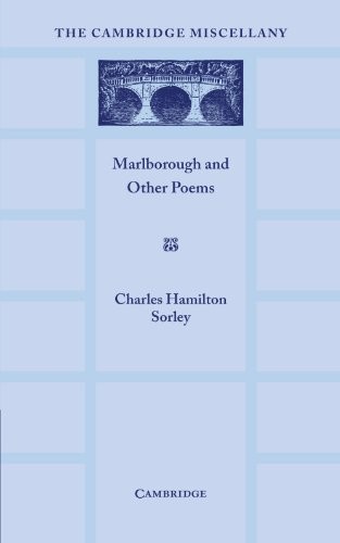 Marlborough and Other Poems, Sorley, Hamilton 9781107651739 Free Shipping<-