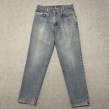 VTG Calvin Klein Jeans Easy Fit Jeans Mens 34x32 Blue Stonewash Denim USA Made