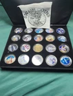 2004-06 Kennedy Half Dollars NASA Achievements Painted 20 Coin Set