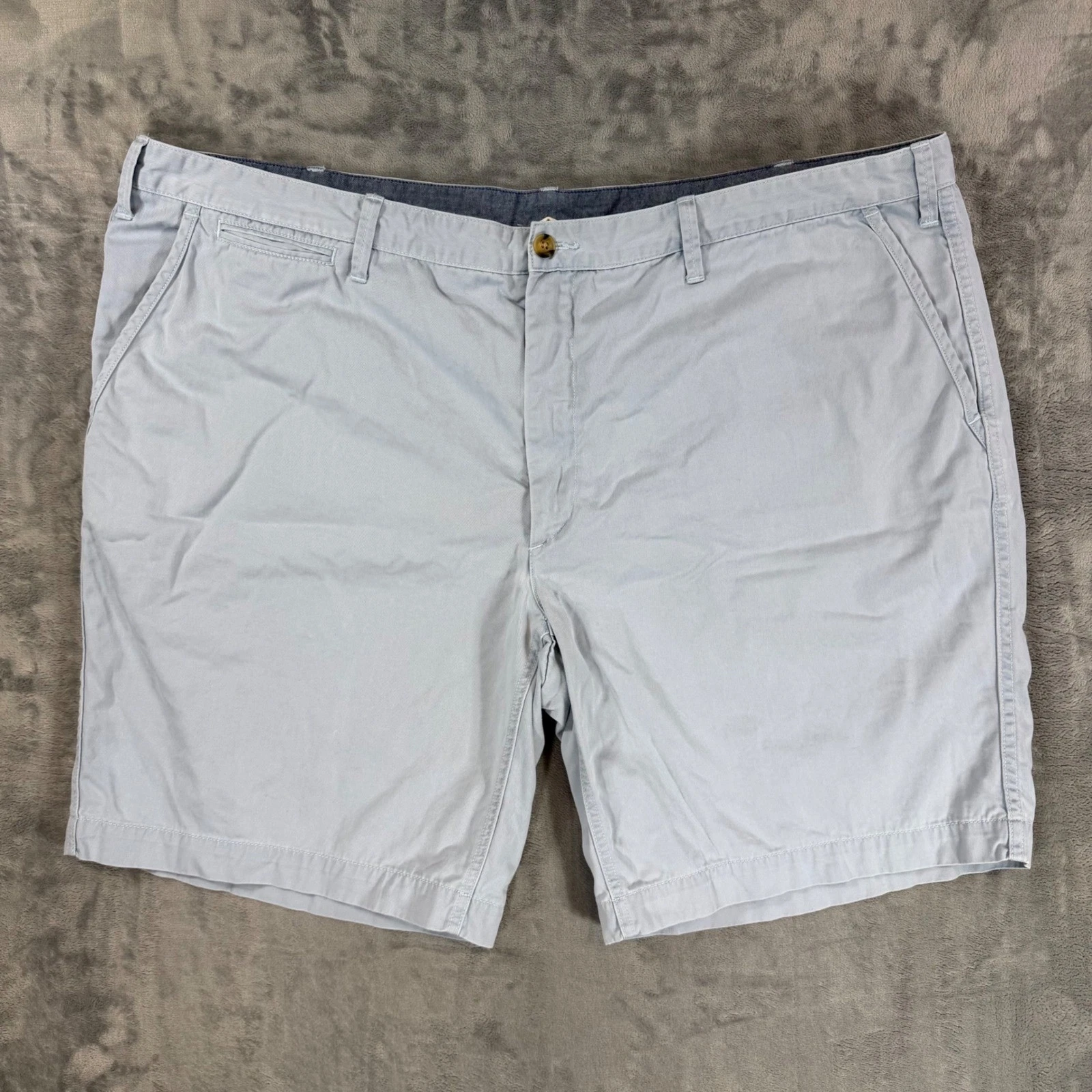 Polo Ralph Lauren Classic Fit Chino Shorts Mens Size 48 Light Blue Cotton