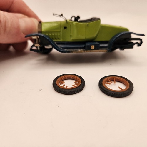 Rio #12 1914 Spyder Fiat Zero grün Die Cast Auto Metall 1:43 - Bild 2 von 8